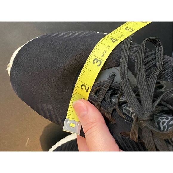 Adidas Alpha Bounce Black/Leopard Athletic Shoes Womens Size 7 CLU 600001 - Picture 12 of 13